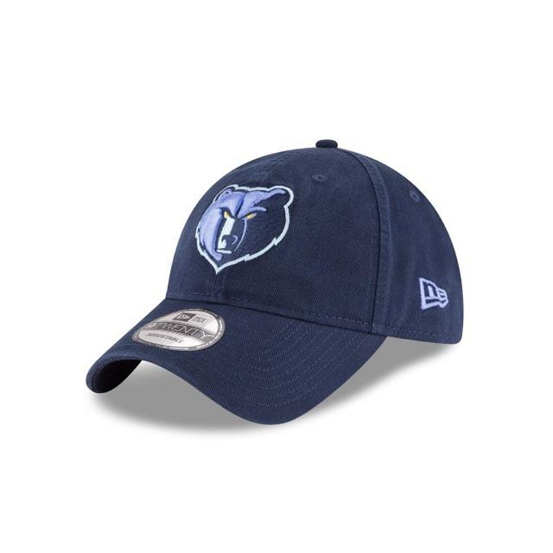 NBA Memphis Grizzlies Core Classic 9Twenty Adjustable (IQO4532) - Blue New Era Caps